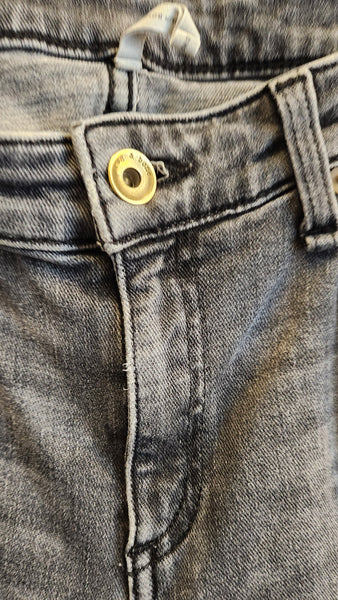 Rag and Bone Gray Denim Jeans, low rise slim boyfriend cut