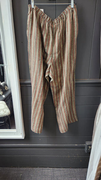 Eskandar Linen Stripe Pants