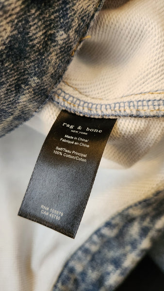 Rag and Bone Miramar Printed denim jacket