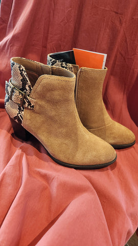 Vionic Naomi Snake Ankle Boots
