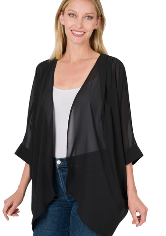 Chiffon Cocoon Kimono