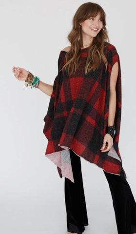 Plaid Oversize Tunic