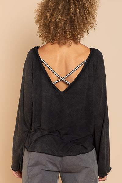 Vneck Oversize Top