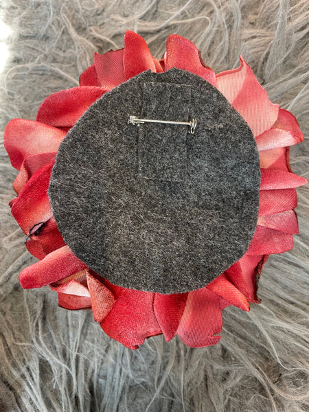 Velvet Flower Pin